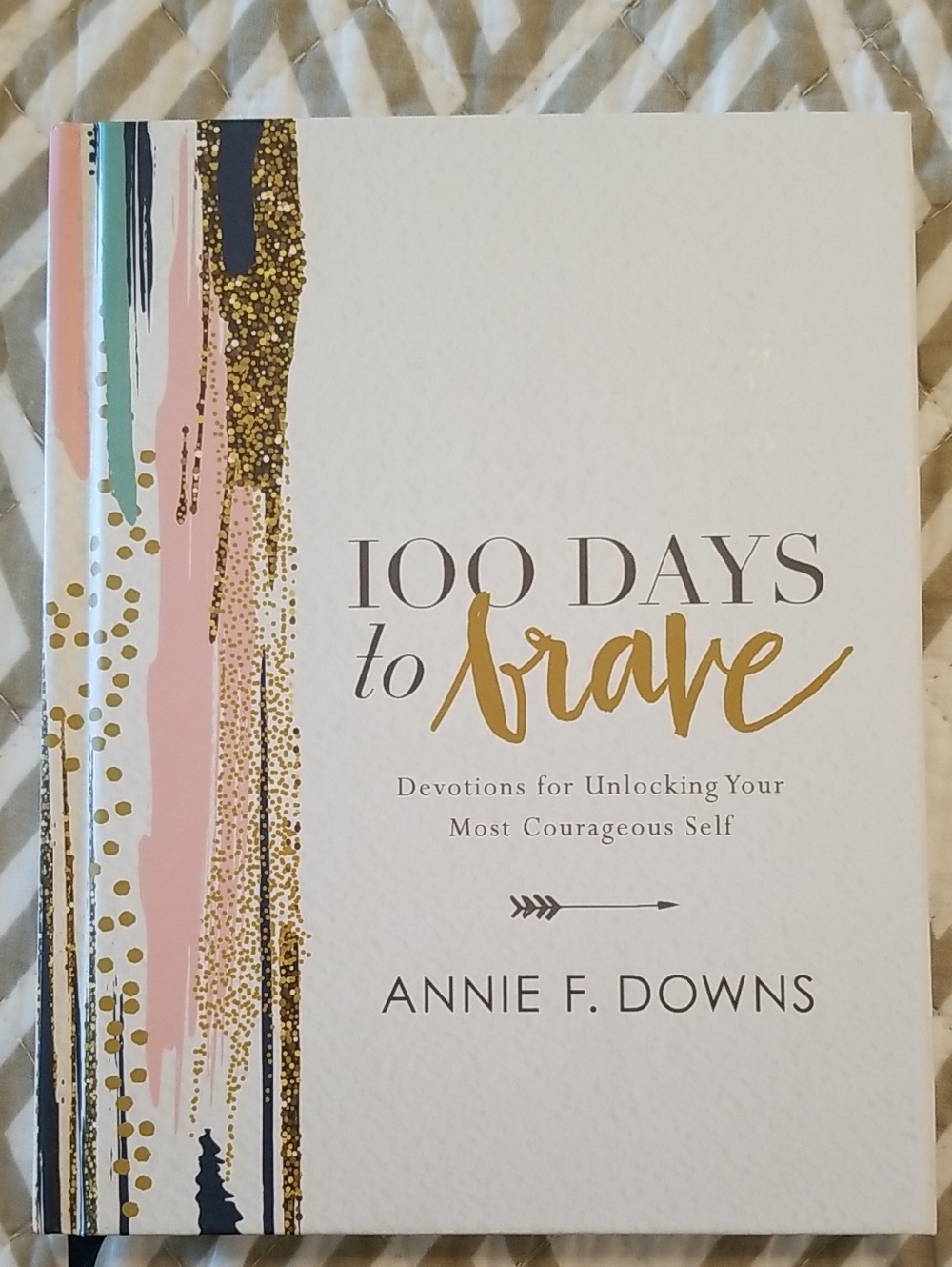 100 Days To Brave By Annie F. Downs Hardcover Devotions Book